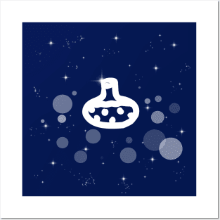 science, chemistry, vial, chemical, container, liquid, illustration, night, cosmoc, space, galaxy, stars Posters and Art